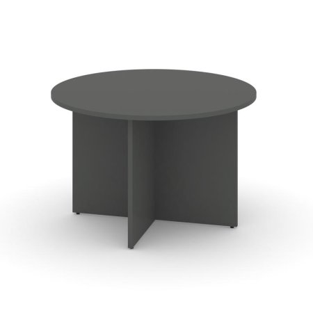Стол переговорный круглый SN-D.SPRG-004 (1180х1180х750) (Антрацит)