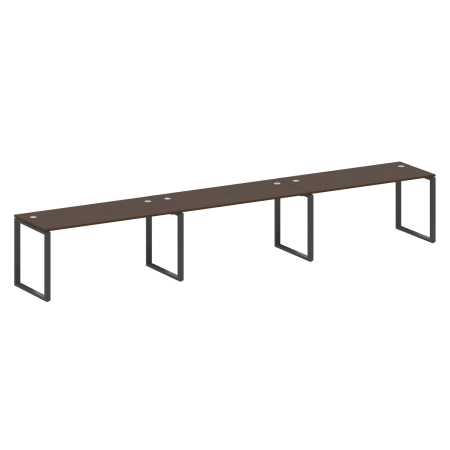 Рабочая станция Metal System Style БО.СМ-3.4 4800x720x750 (Венге Цаво/Антрацит металл)