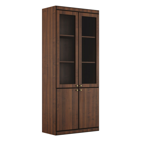 Шкаф для бумаг высокий CPT1750402 (Тёмный орех)