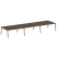 Рабочая станция на 6 рабочих места на А-образном м/к Metal System Style БА.СМ-6.5 5400x1475x750 (Дуб наварра/Серый металл)