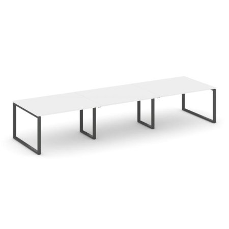 Стол переговорный SN-6O.SPRG-054.3 (4740х1180х750) (Белый/Металл Антрацит)