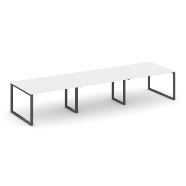 Стол переговорный SN-6O.SPRG-054.3 (4740х1180х750) (Белый/Металл Антрацит)