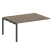 Проходной наборный элемент переговорного стола Metal System Style БП.ППРГ-4 1600x1235x750 (Дуб Наварра/Серый металл)