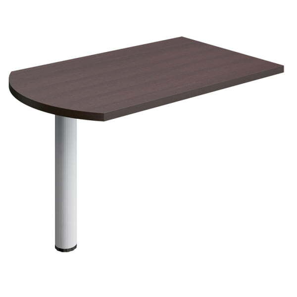 Брифинг-приставка на металлической опоре Борн B 302-003 1300x800x750 (ВенгеСерый)