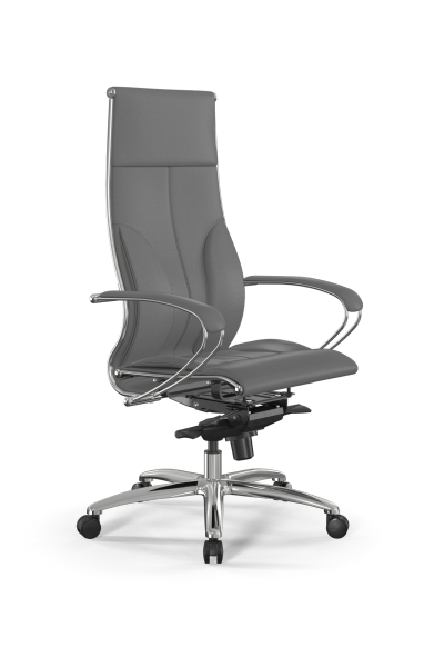 Кресло для руководителя Метта Samurai L1-10K - Infinity /Kc06/Nc06/K2cL(M06.B31.G04.W03) (Серый)