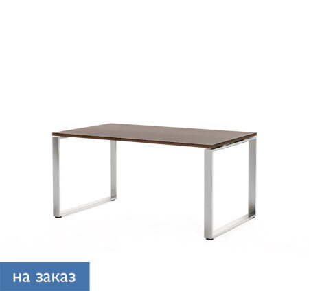 EXE Стол для руководителя 160 (Орех/Хром металл)