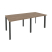 Стол переговорный Onix O.MP-PRG-2.1 1960x980x750 (Тиквуд Темный/Белый Металл)
