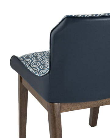 Стул NYMERIA синий 2 шт, (Стул NYMERIA синий)