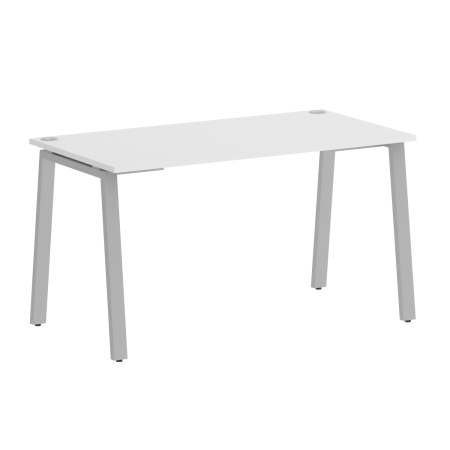 Стол письменный VR.SP-3-138.A 1380x720x750 (Белый Бриллиант/Серый Металл)