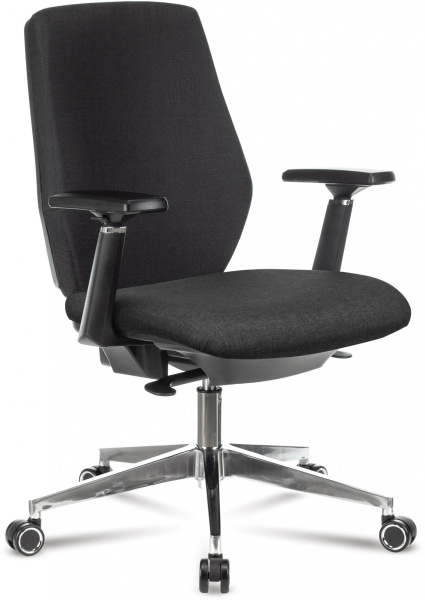 Кресло CH-545/LUX черный 38-418 крестов. алюминий (Черный)