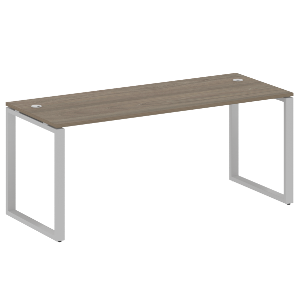 Стол письменный Metal System Style БО.СП-5 1800x720x750 (Вяз/Серый металл)