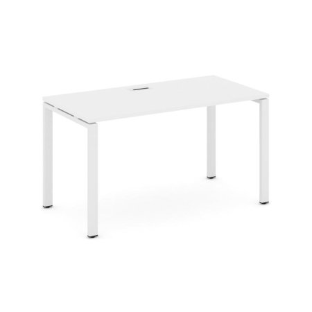 Стол письменный SN-6P.SP-002 (1180х600х750) (Белый/Металл Белый)