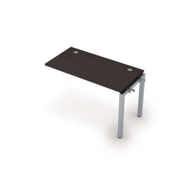 6МБС.5168 Линейная бенч-система, средний модуль (1200x600x750) (Венге/Алюминий матовый)