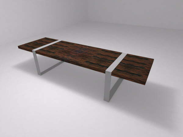 Cтол для переговоров Brix BR.00.30 3400x1000x750 (Бежевый (акрил)Серый)