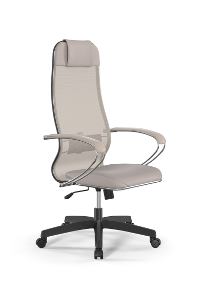 Кресло для руководителя Метта Sit 10 B1-115K - X2+Extra /Um00/Wm12/K1cL(M09.B02.G15.W01) (Светло-бежевый)