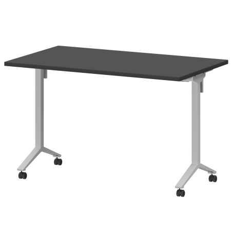 Стол мобильный складной Моби МБ25-120.70 1200x700x750 (Графит/Белый)