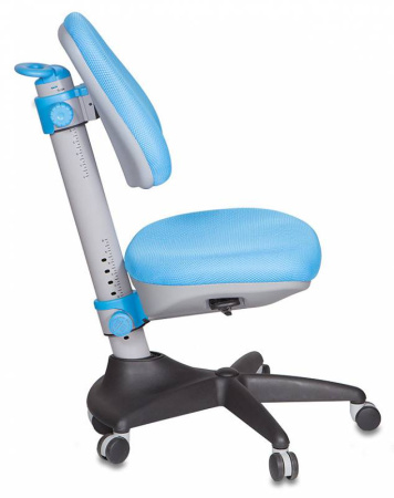 Кресло детское KD-2 светло-голубой TW-55 крестов. пластик (Голубой)