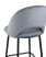 Стул полубарный Меган велюр серый (Стул полубарный Меган серый)