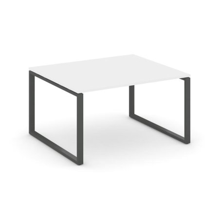 Стол переговорный SN-6O.SPRG-032.3 (1180х1180х750) (Белый/Металл Антрацит)