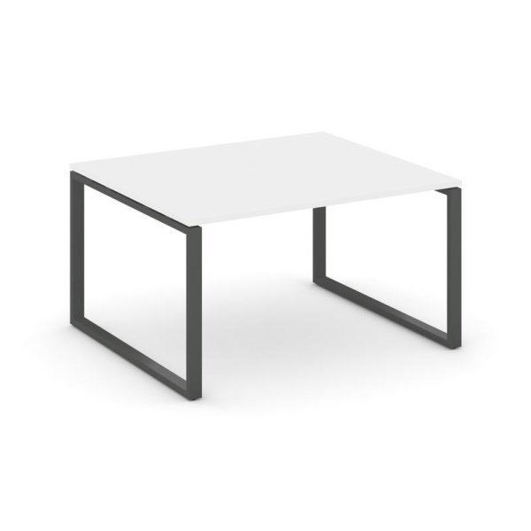 Стол переговорный SN-6O.SPRG-032.3 (1180х1180х750) (Белый/Металл Антрацит)
