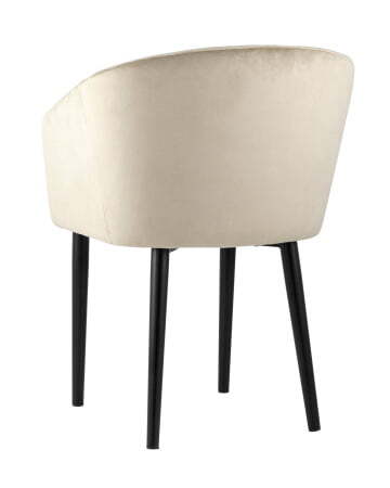 Стул с подлокотниками Нейтон велюр бежевый (Стул Нейтон бежевый)