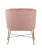 Кресло Шале велюр розовый (Стул-кресло Шале розовый)