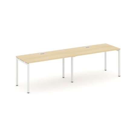 Рабочая станция 1 сторонняя SN-4P.ORS-002 (2360х600х750) (Акация Лорка/Металл Белый)