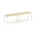 Рабочая станция 1 сторонняя SN-4P.ORS-002 (2360х600х750) (Тиквуд Светлый/Металл Антрацит)