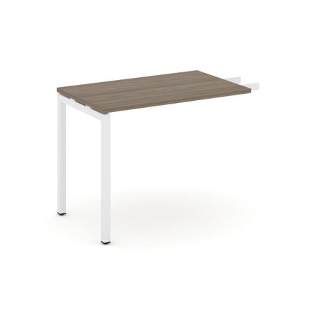 Брифинг-приставка SN-4P.BR-001 (580х600х750) (Вяз Благородный/Металл Белый)