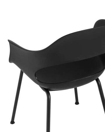 Стул Lady пластик черный (Стул пластиковый Lady черный)