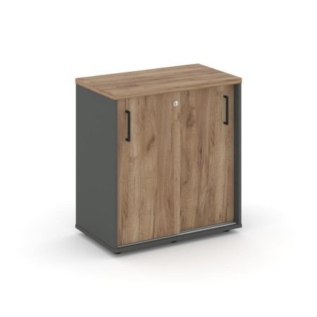 Тумба опорная/приставная SN.TOP-042 (700х400х750) (Антрацит/Дуб Табак)