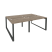 Рабочая станция на О-образном м/к Onix O.MO-D.RS-4.1.7 1960x1475x750 (Тиквуд Темный/Белый Металл)