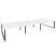 Рабочая станция на О-образном м/к Onix O.MO-D.RS-6.4.8 4740x1635x750 (Тиквуд Темный/Белый Металл)