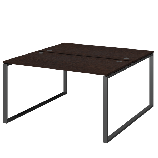 Бенч двойной на 2 рабочих места Арго-М АМБ.О-003.60 1400x1236x760 (Дуб венге/Антрацит)