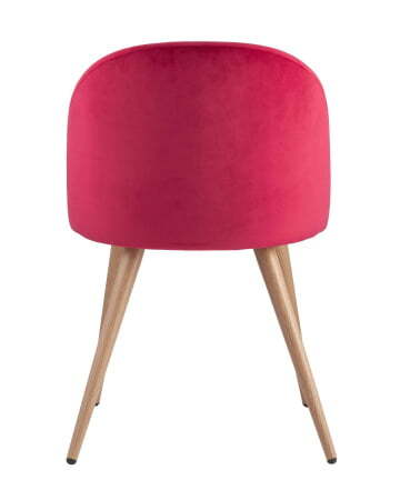 Стул Лион велюр красный (Стул Лион красный)