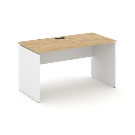 Стол письменный SN-D.SP-011 (980х700х750) (Тиквуд Светлый/Белый)