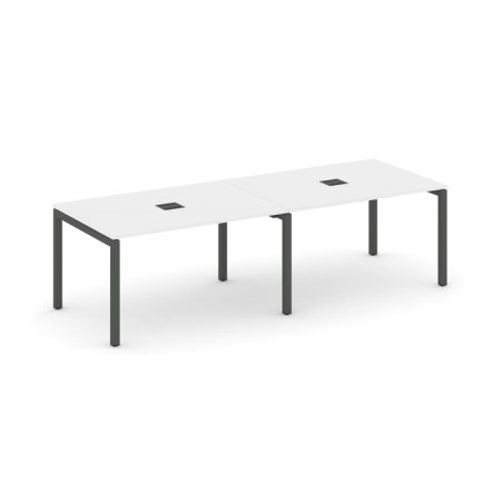 Стол переговорный SN-5P.SPRG-014 (3160х980х750) (Белый/Металл Антрацит)