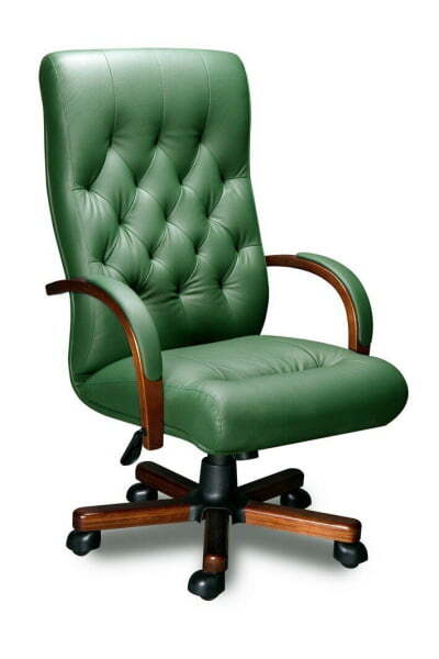 Кресло OXFORD A LAGUNA кожа (Зеленый)