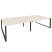 Рабочая станция на О-образном м/к Onix O.MO-D.RS-4.4.8 3160x1635x750 (Тиквуд Темный/Белый Металл)