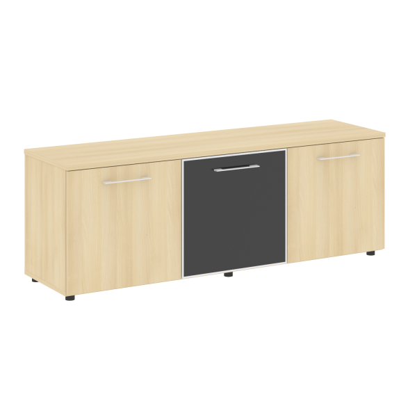 Тумба модульная черные двери LT.TS 3.4 1650x450x580 (Акация Лорка)