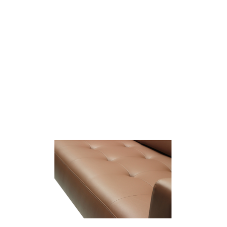 Диван офисный Темплтон (М-06) 3-х местный (Коричневый)