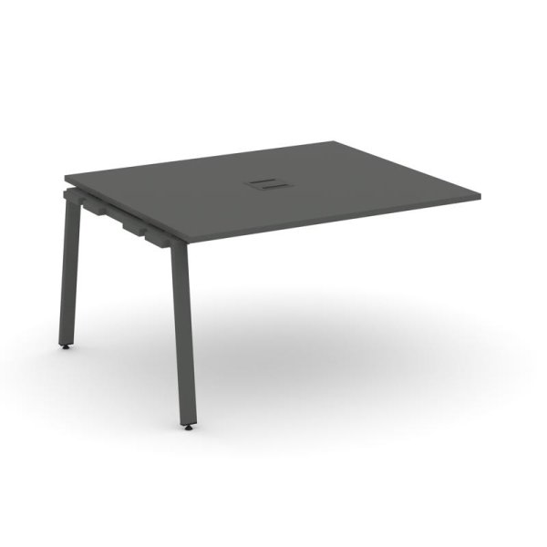 Проходной наборный элемент переговорного стола SN-6A.NSPRG-032 (1180х1180х750) (Антрацит/Металл Антрацит)