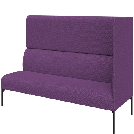 Диван Бридж. Модуль 3-местный левый высокий. (Модуль 3-местный левый высокий sweet_rose_violet)