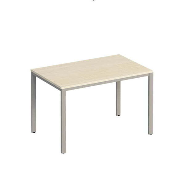 Стол письменный на металлокаркасе  Комфорт МП2 К 181 1200x750x750 (Дуб шамони светлыйСерый)