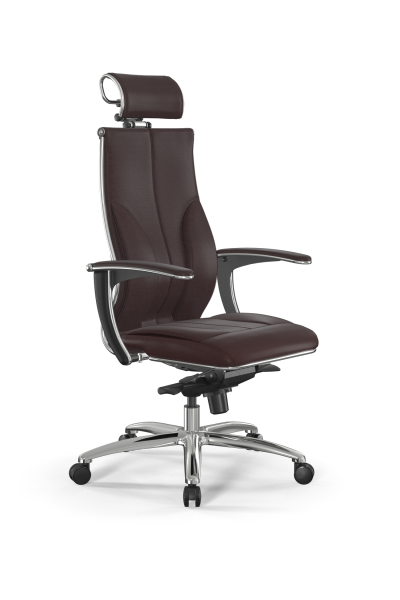 Кресло для руководителя Метта Samurai B2-11U - Infinity /Kc06/Wm06/U0mL-mL/H2cL-3D(M06.B31.G04.W03) (Темно-коричневый)