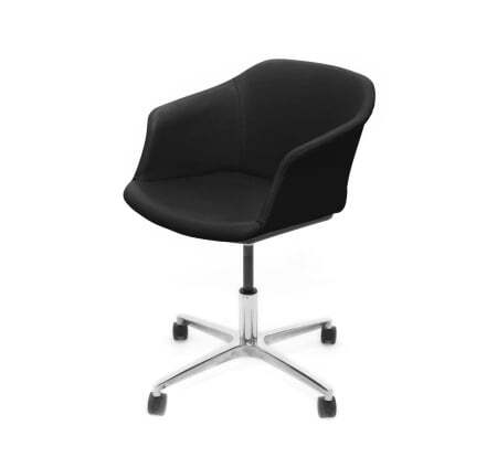 CORFU SOFT КРЕСЛО КОЖА 4ЛУЧ (Черный)