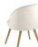 Стул Лион Страйпс велюр кремовый (Стул Лион кремовый)