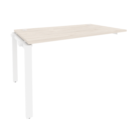Наборный элемент рабочей станции на П-образном м/к Onix O.MP-1.NRS-3.8 1380x800x750 (Денвер Светлый/Белый Металл)