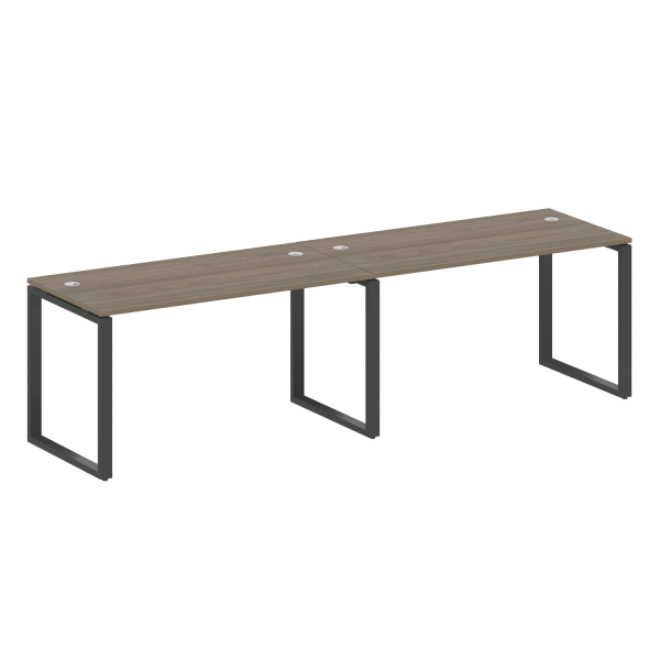 Рабочая станция Metal System Style БО.СМ-2.3 2800x720x750 (Вяз/Антрацит металл)