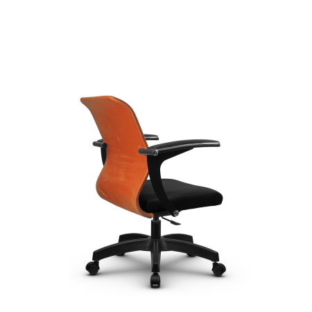 Кресло для руководителя Метта SU-M-4/подл.160/осн.005 (Черный | Оранжевый)